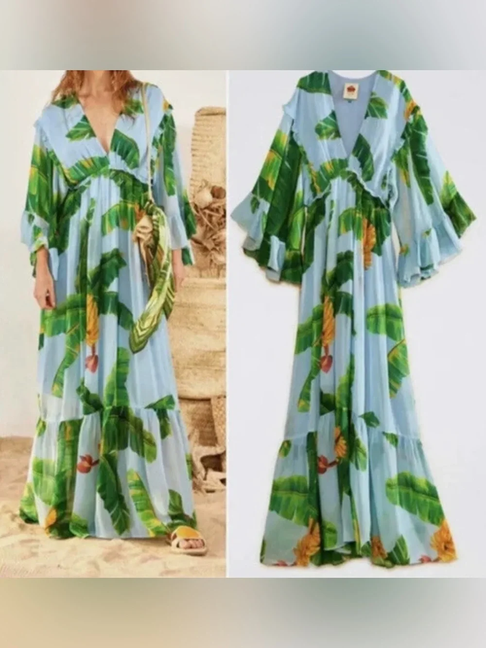 FARM Rio
NWT Farm Rio Fresh Bananas
Maxi Dress - Picture 1 of 5